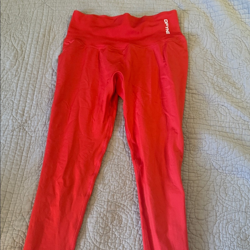 Kids Red Leggings